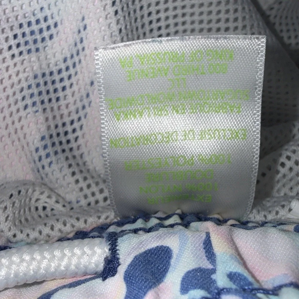 Lilly Pulitzer Preppy Beach Floral‎ Tropical Matching Boys Capri Swim Trunks 6/7